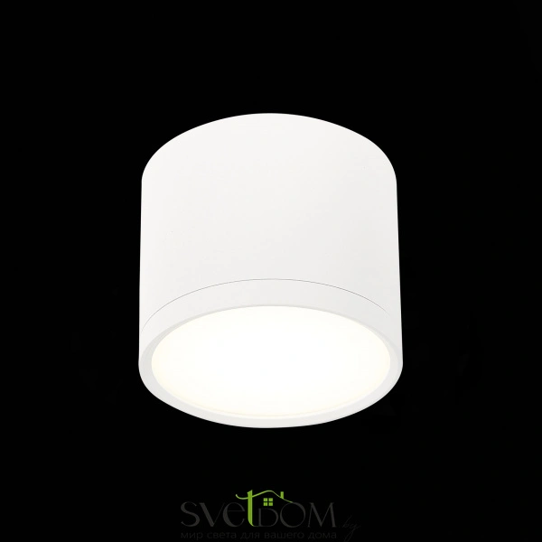 ST113.542.09 Светильник потолочный Белый LED 1*9W 4000K 702Lm Ra>90 120° IP20 D88xH75 170-240V Накладные светильники