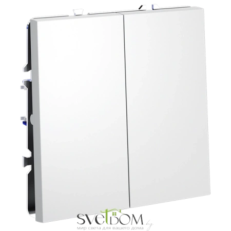 Проходной переключатель двухклавишный Voltum S70 VLS020302  Voltum VLS020302