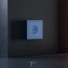 Накладка для розетки с заземлением Voltum S70 Деним VLS000615 Voltum VLS000615