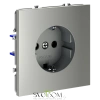 Розетки электрические с заземлением Voltum S70 VLS040105  Voltum VLS040105