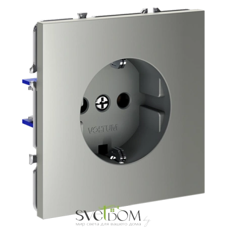 Розетки электрические с заземлением Voltum S70 VLS040105  Voltum VLS040105