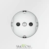Розетки электрические с заземлением и шторками  Voltum S70 VLS040202  Voltum VLS040202