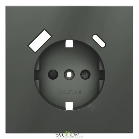 Накладка для розетки USB A+C Voltum S70 Титан VLS001006 Voltum VLS001006