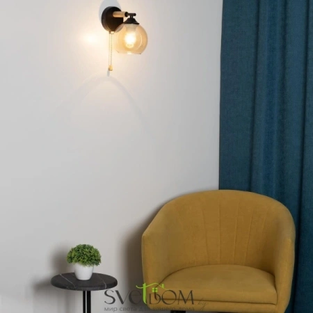 CITILUX CL133411 TIKA Черная Бра CITILUX