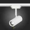 ST600.546.12 Св-к трек. Zoom Белый LED 1*12W 4000K 1 200Lm Ra>80 15-60° IP20 L137xW59xH179 170-240V Однофазная трековая система ST LUCE