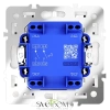 Выключатель с самовозвратом двухклавишный Voltum S70 VLS020602  Voltum VLS020602