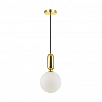 4669/1 PENDANT ODL20 347 золотой/белый Подвес E27 1*40W (тип лампы СВЕЧА ) 220V OKIA