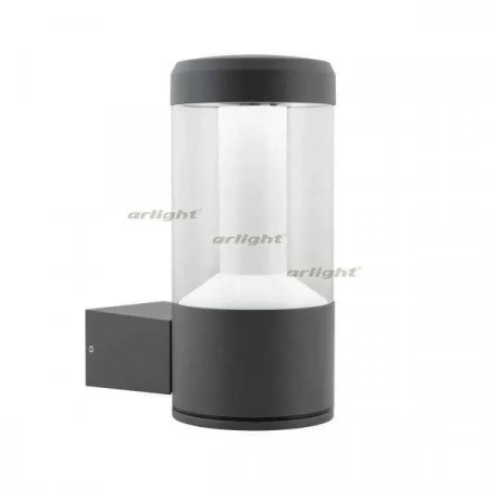 ARLIGHT Светильник LGD-STEM-WALL-10W Warm3000 (GR, 185 deg, 230V) (Arlight, IP65 Металл, 3 года)