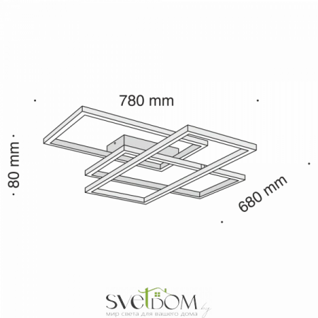 Потолочные светильники Maytoni MOD015CL-L80B4K от Магазина Svetdom.by