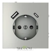 Розетка с USB, A+C Voltum S70 VLS040505  Voltum VLS040505