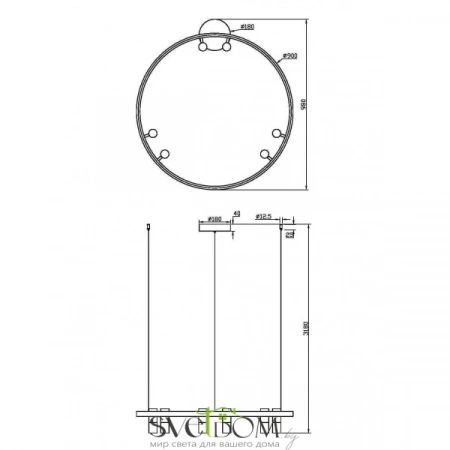 Подвесные светильники Maytoni MOD102PL-L42WK от Магазина Svetdom.by