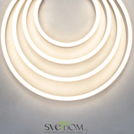 Гибкий неон 1708 24В 9,6Вт/м 3000K IP67 5м 200471 | Svetdom.by