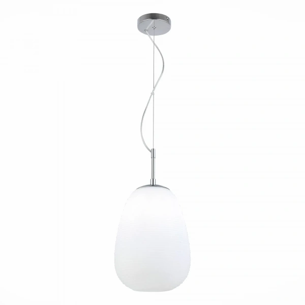 SL1168.113.01 Подвес ST-Luce Хром/Белый E27 1*40W CESARE