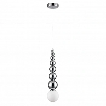 8088/1A MODERNI LN25 302 хром/белый, металл/стекло Подвесной светильник G91*20W 220V SOLIDA