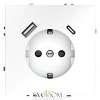 Розетка с USB, A+C Voltum S70 VLS040502  Voltum VLS040502