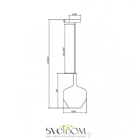 Подвесные светильники Maytoni MOD271PL-01B6 от Магазина Svetdom.by