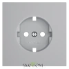 Накладка для розетки с заземлением Voltum S70 Серый VLS000616 Voltum VLS000616