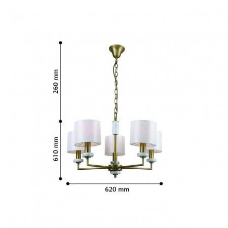 Люстры потолочные2347-5P Favourite | Svetdom.by