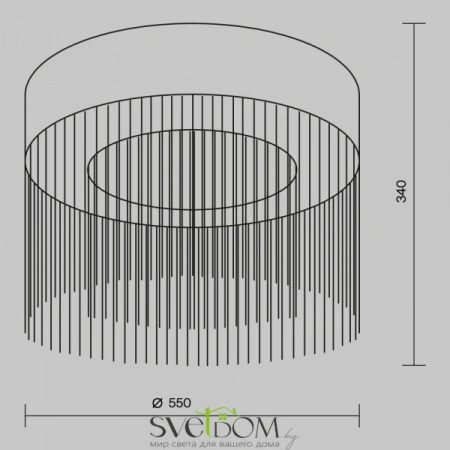 Потолочные светильники Maytoni MOD190CL-L36G3K от Магазина Svetdom.by