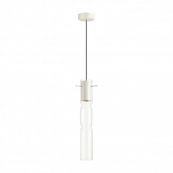5059/5LB PENDANT ODL24 323 белый/прозрачный/металл/стекло Подвес LED 5W 3000K SCROW
