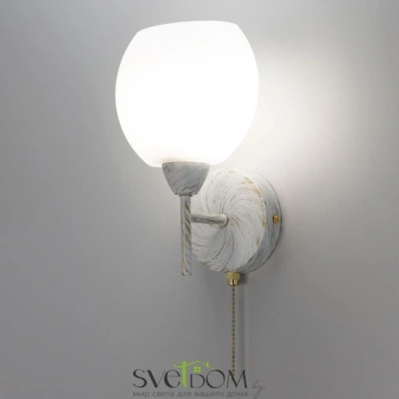 Citilux Флорида CL148310 Бра с выключателем Белое с патиной CITILUX