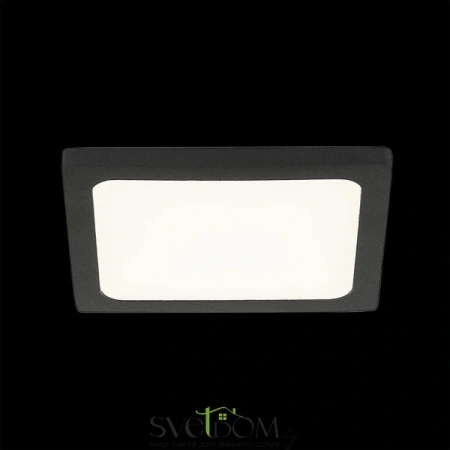 Citilux Омега CLD50K082 LED Встраиваемый светильник с диммером Чёрный CITILUX