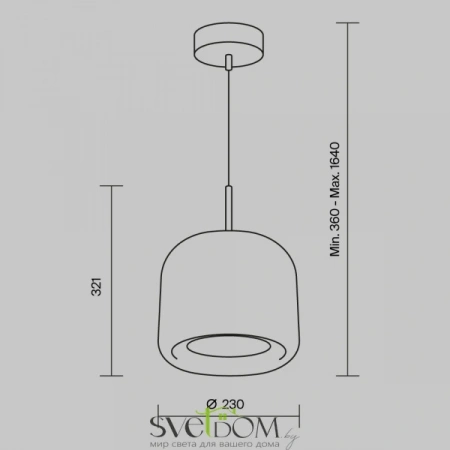 Подвесные светильники Maytoni MOD128PL-L6SG от Магазина Svetdom.by
