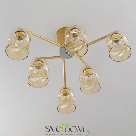 Citilux Клод CL137162 Люстра потолочная Золото CITILUX