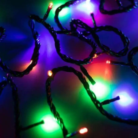 ARLIGHT Светодиодная гирлянда ARD-STRING-HOME-5000-GREEN-50LED-LIVE RGB (230V, 3.5W) (Ardecoled, IP20)