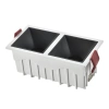 ST757.438.20 Св-к встр. Белый LED 2*10W 60° IP20 L65xW126xH52 85-265V В комплекте Встраиваемые светильники ST LUCE