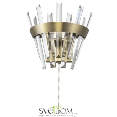 Citilux Вестерос CL307313 Бра хрустальное с выключателем Бронза CITILUX