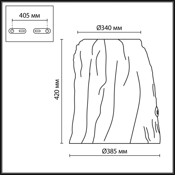 Ландшафтный светильник Odeon Light VALINOR 7207/5GL