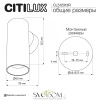Настенные светильники CL512313R CITILUX | Svetdom.by