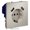 Розетка с USB, А+А Voltum S70 VLS040403  Voltum VLS040403