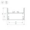 Угол SL-LINE-5035 внутренний Arlight 030114 Arlight
