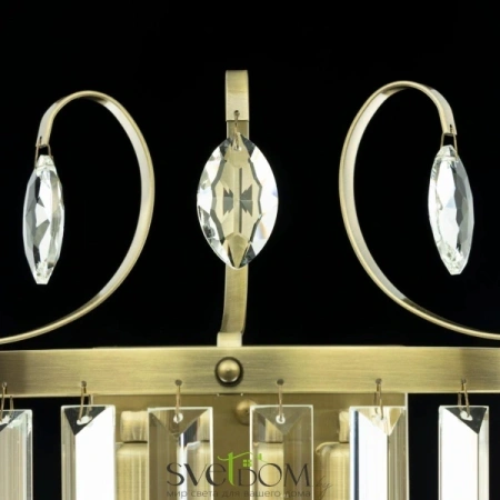 Citilux Инга CL335323 Бра хрустальное с выключателем Бронза CITILUX