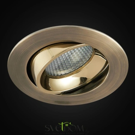 Citilux Альфа CLD001NW6 LED Встраиваемый светильник Бронза Золото CITILUX