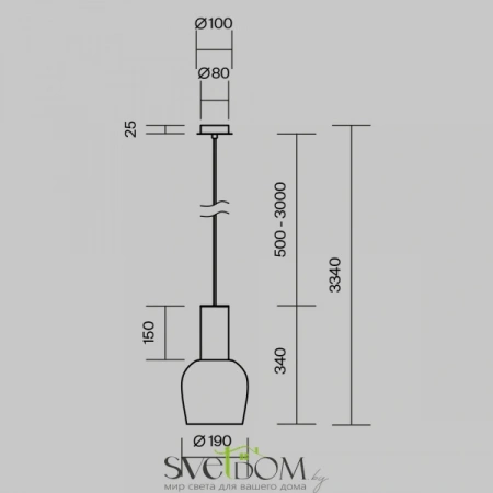 Подвесные светильники Maytoni MOD414PL-L7G3K от Магазина Svetdom.by