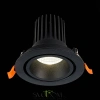 ST705.438.10 Св-к встр. Черный LED 1*10W 3000K 750Lm Ra>90 38° IP20 D102xH85 170-240V Встраиваемые светильники ST LUCE