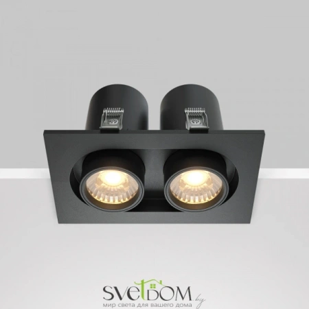 Встраиваемые светильники Maytoni DL045-02-10W3K-B от Магазина Svetdom.by