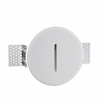 7081/3WL HIGHTECH ODL25 397 Подсветка лестницы круглая металл/гипс IP20 LED 3W 3000K 220V GIPS