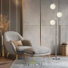 Citilux Адам Смарт CL228A931 RGB LED Умный торшер Матовый Хром CITILUX