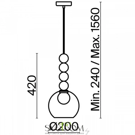 Подвесные светильники Freya FR5220PL-01CH3 от Магазина Svetdom.by