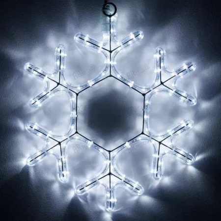 ARLIGHT Фигура ARD-SNOWFLAKE-M7-450x375-126LED White (230V, 7.5W) (Ardecoled, IP65)