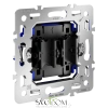 Механизм выключателя с самовозвратом двухклавишного 10А Voltum S70 VLS0206M Voltum VLS0206M