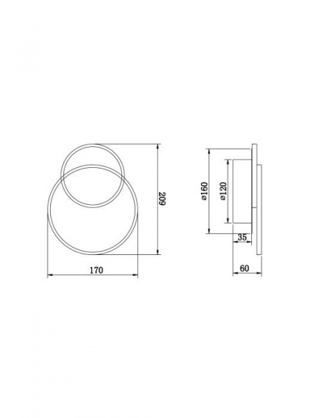 Бра и настенные светильники FR10025WL-L10W Freya | Svetdom.by