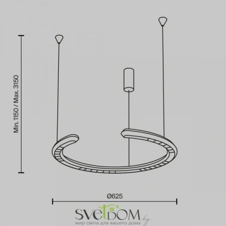 Подвесные светильники Maytoni MOD276PL-L20W3K от Магазина Svetdom.by