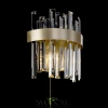 Citilux Лаура CL301422 Бра хрустальное с выключателем Шампань CITILUX