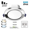 CITILUX CLD008111V Акви Хром Св-к Встр. 7W*Мульти CITILUX