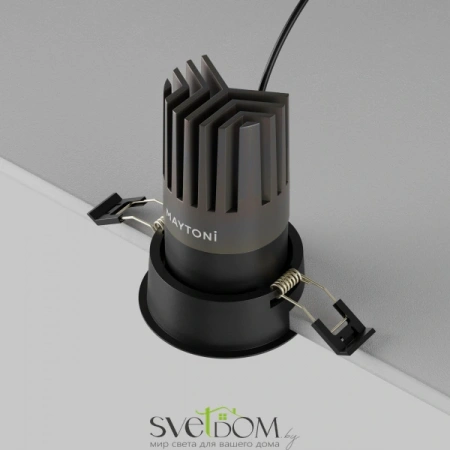 Встраиваемые светильники Maytoni DL118-15W-3K-B от Магазина Svetdom.by